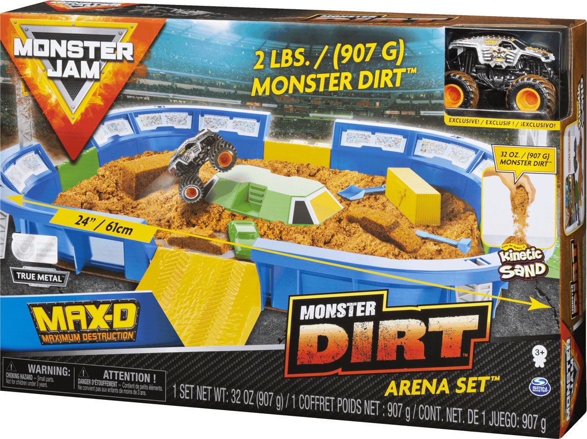 Monster Jam - 1:64 Dirt Arena Playset