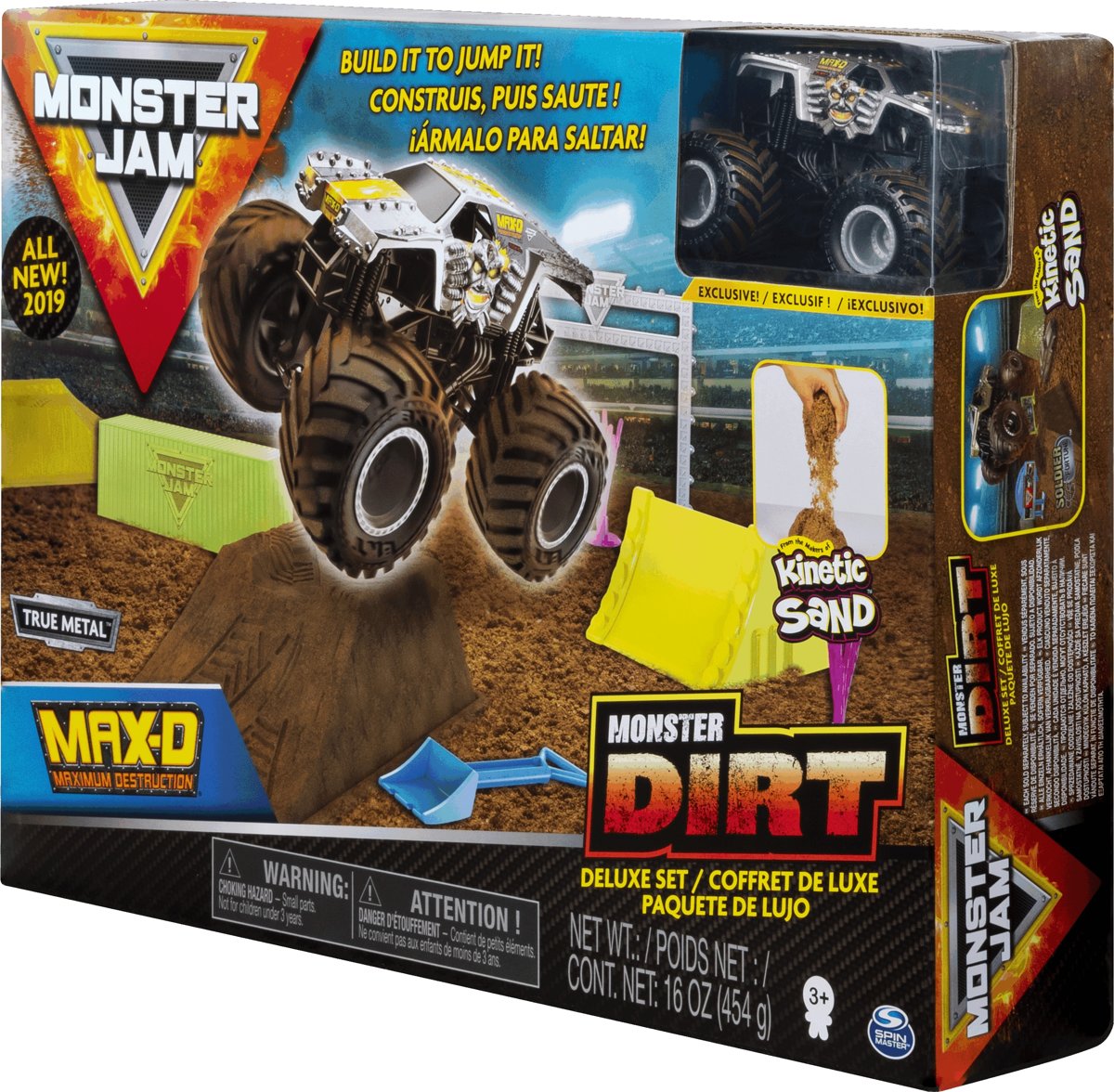 Monster Jam - Monster Dirt Deluxe Set - 1:64