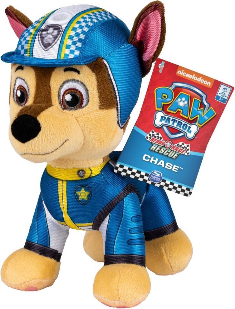 PAW Patrol , Ready, Race, Rescue Rubble-knuffel van 20 cm, voor kinderen vanaf 3 jr.