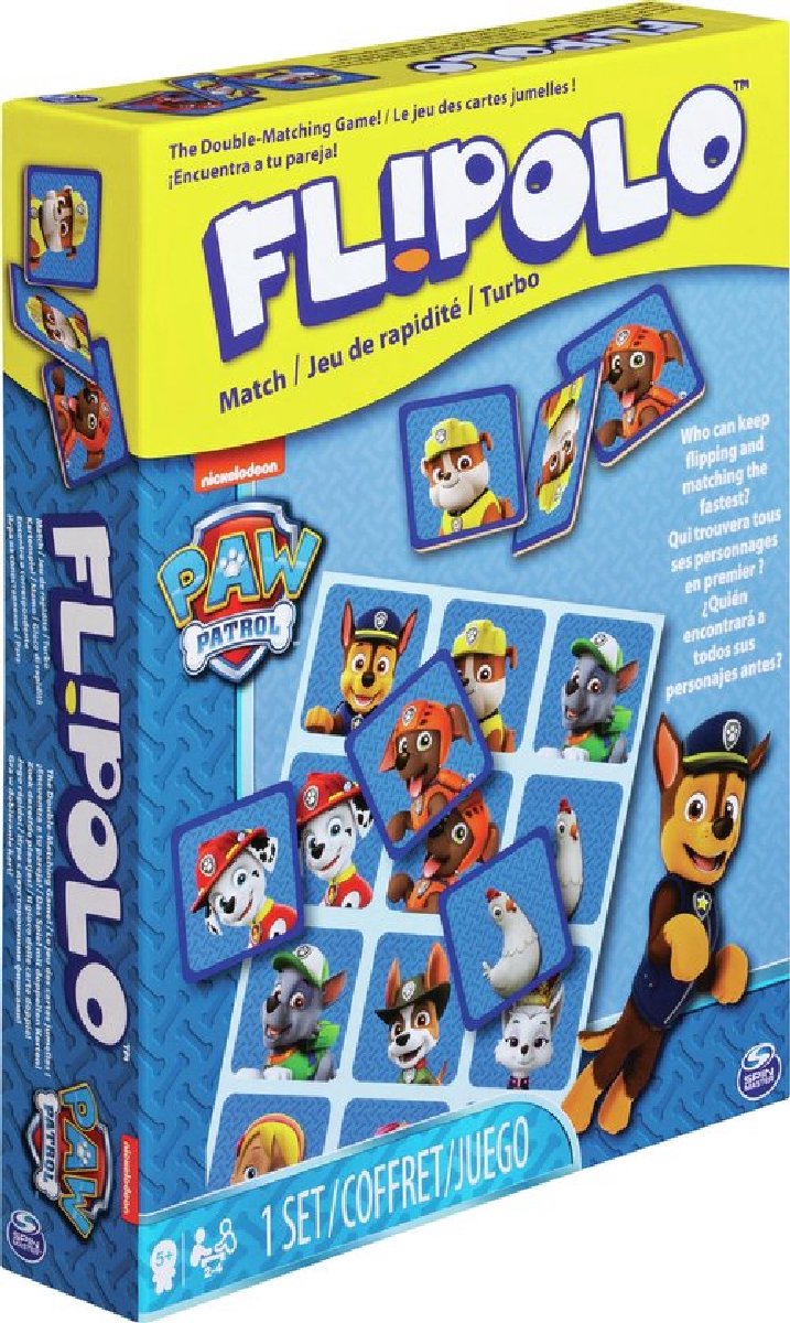 PAW Patrol Flipolo Matching Memoryspel