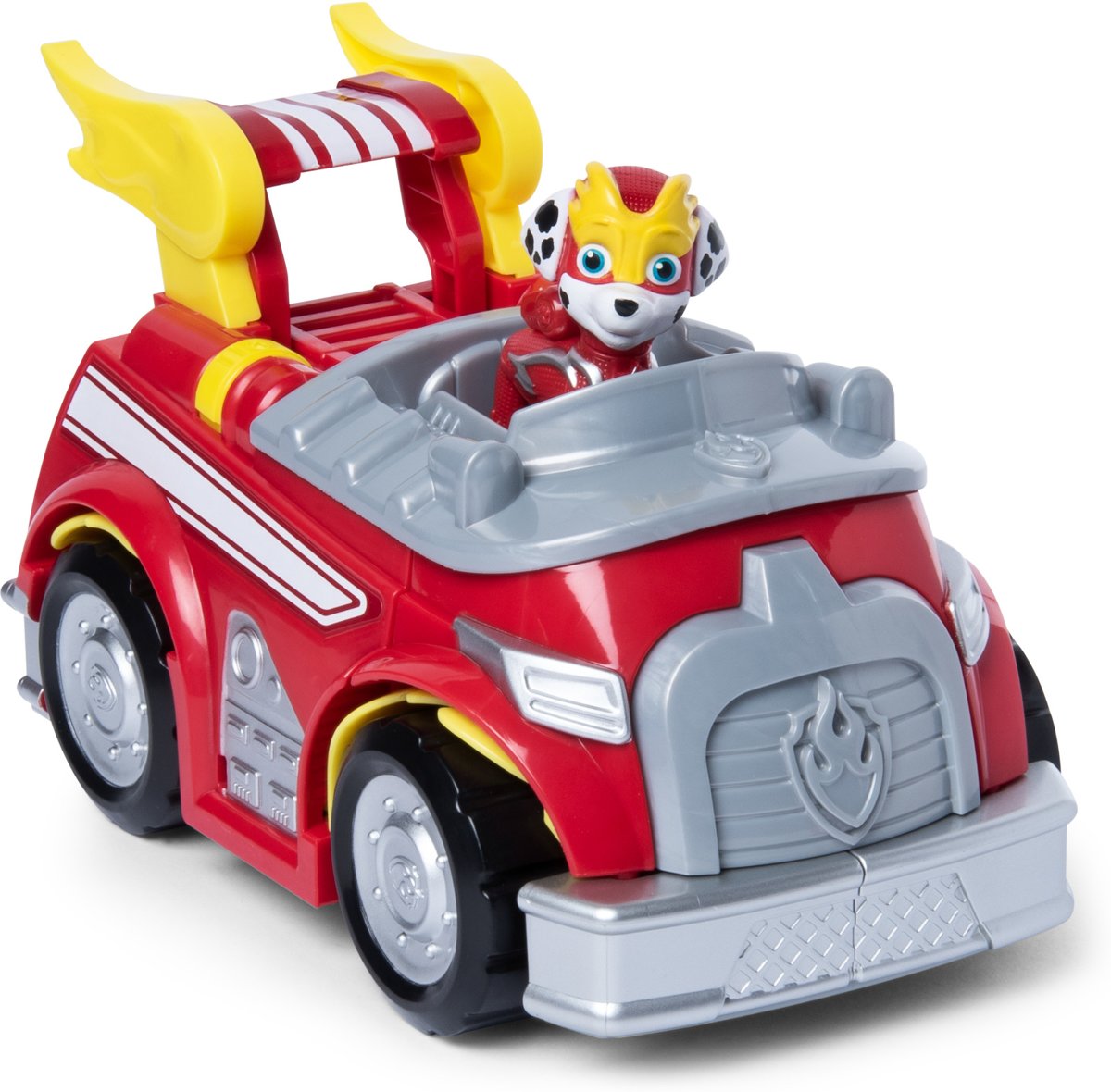 PAW Patrol Mighty Pups Power Changing Vehicle - Marshall