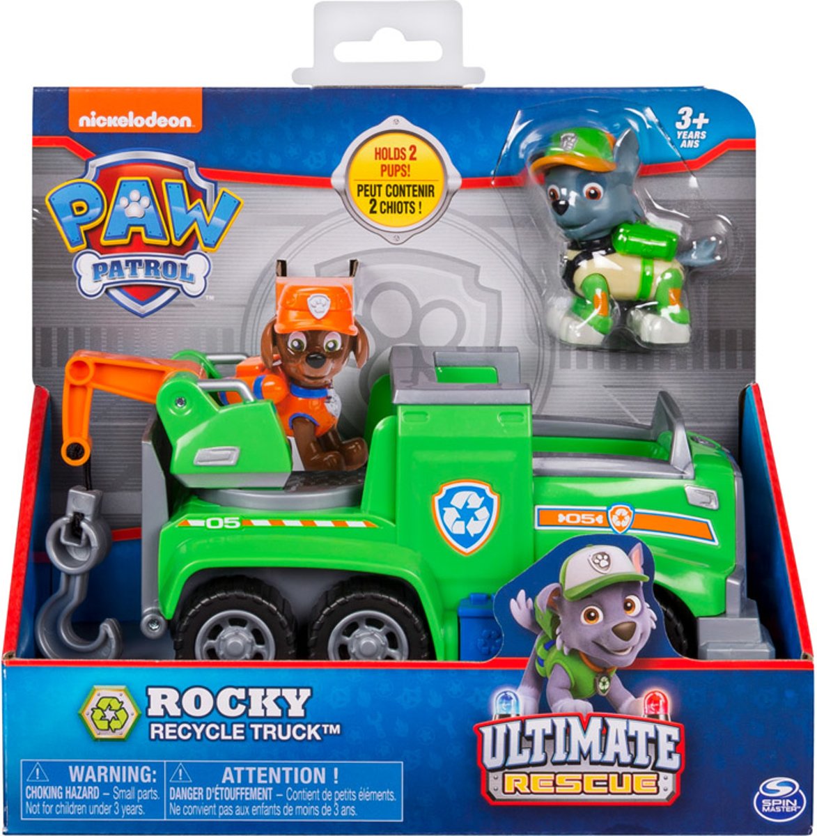 Paw Patrol Ultimate Rescue Rocky Recycle Truck