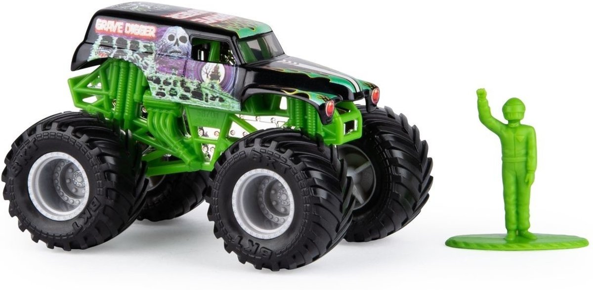 Spin Master Monster Jam Monstertruck Grave Digger 10 Cm Groen