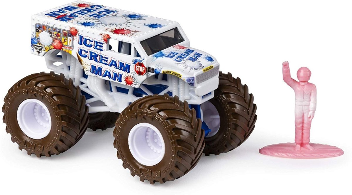 Spin Master Monster Jam Monstertruck Ice Cream Man 10 Cm Wit