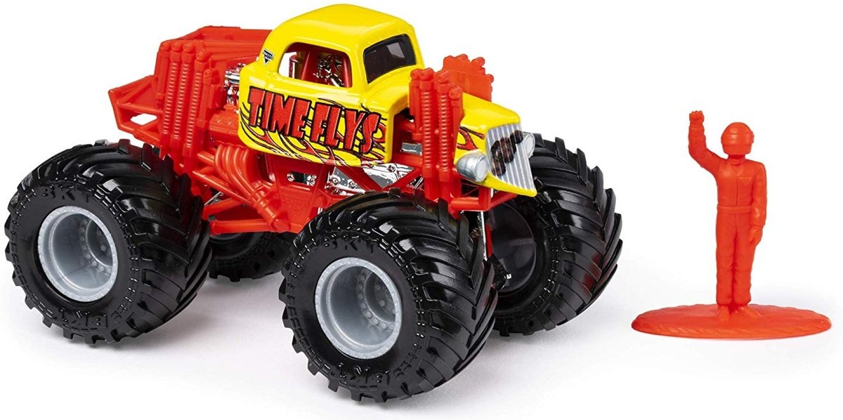 Spin Master Monster Jam Monstertruck Time Flys 10 Cm Rood