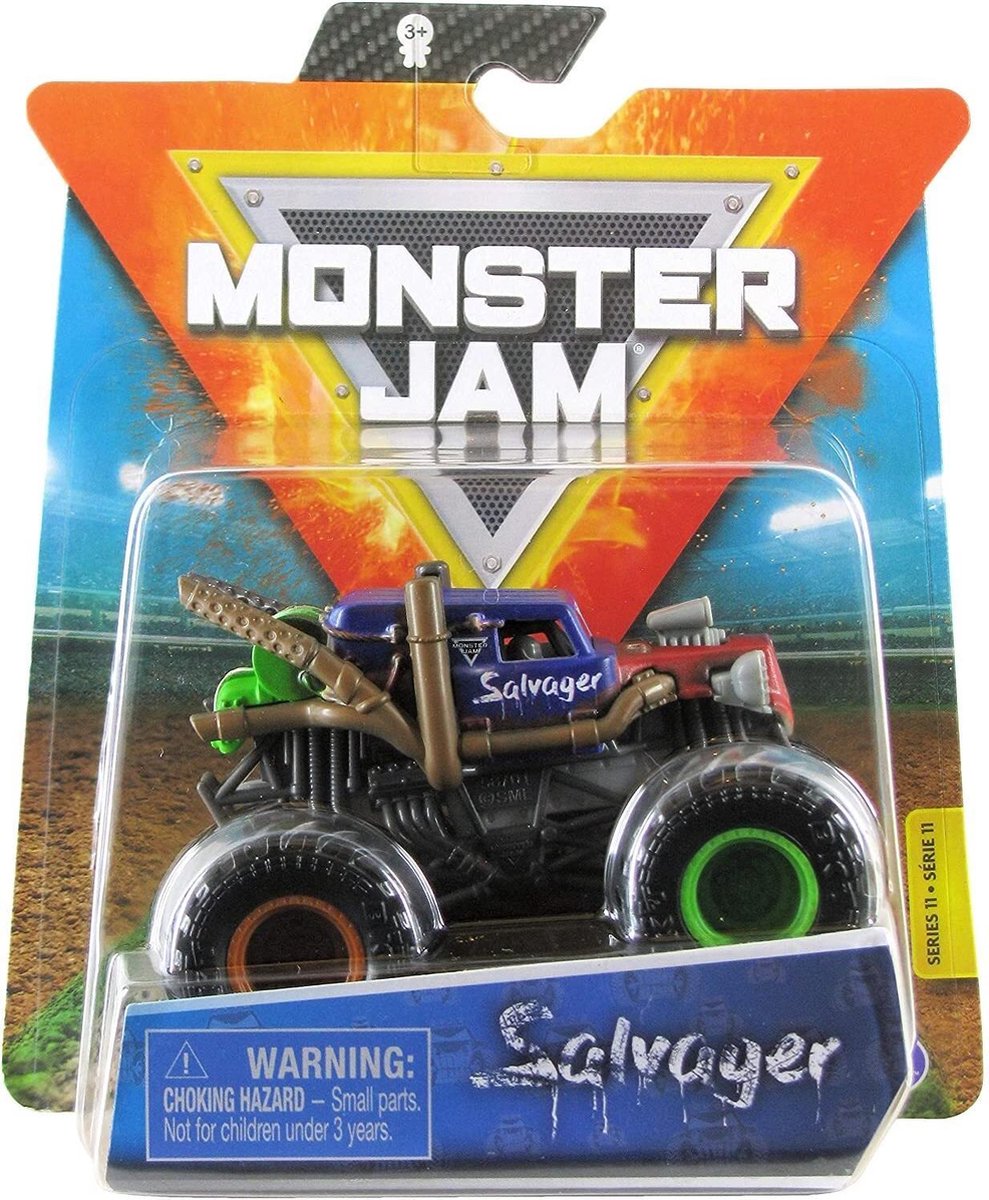 Spin Master Monstertruck Monster Jam Salvager 1:64 Zwart