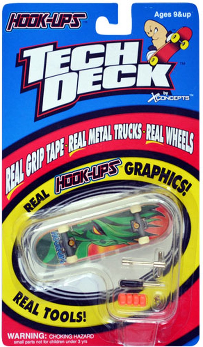 Spin Master – Hook-Ups – Tech Deck – Skateboard