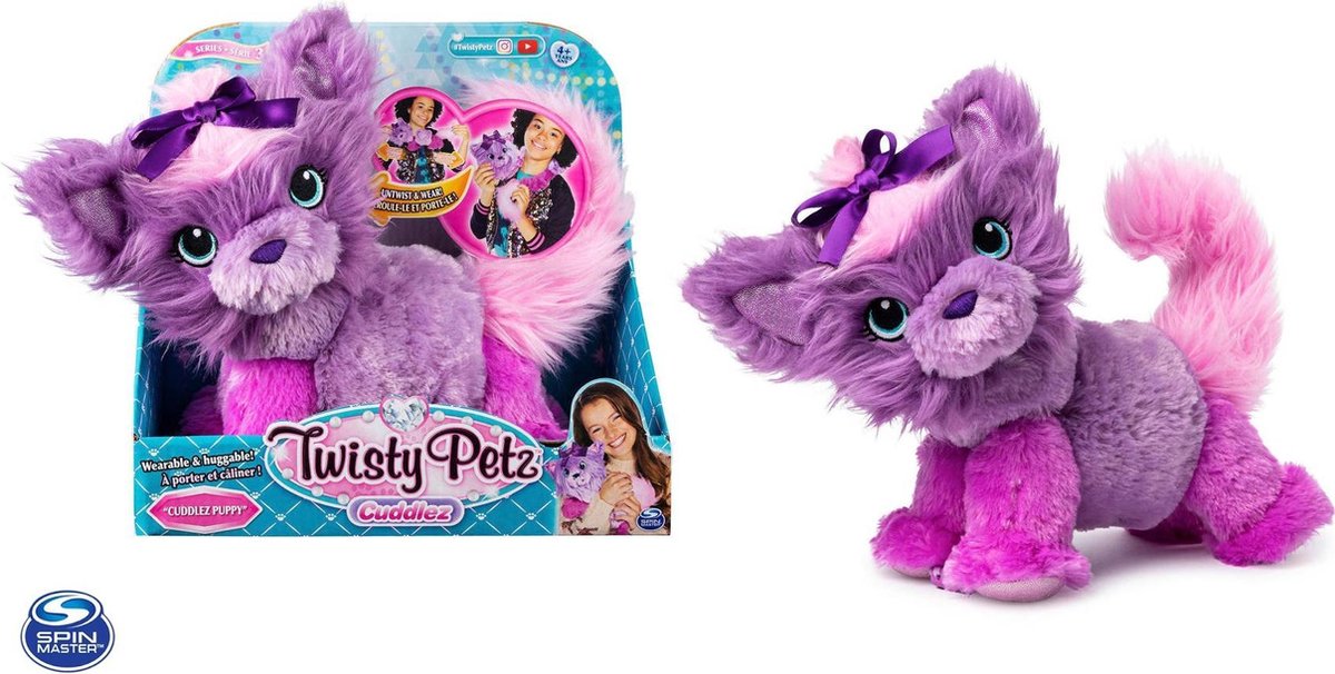 Twisty Petz - Transformerende Knuffel - Cuddlez Puppy - Puppy - Sjaal - Boa