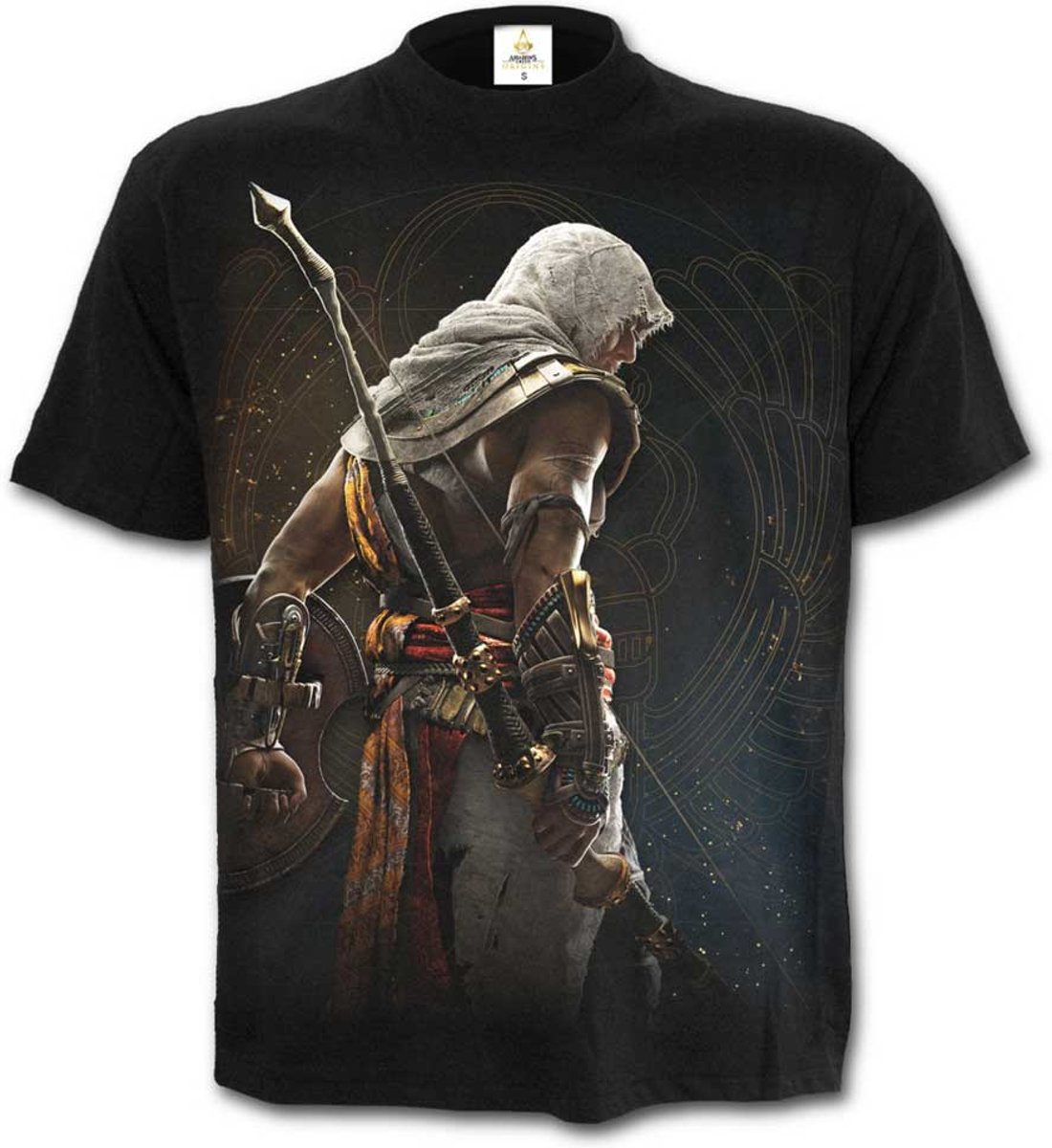 Assassins Creed Origins - Bayeka unisex T-shirt zwart - Games merchandise - XL - Spiral