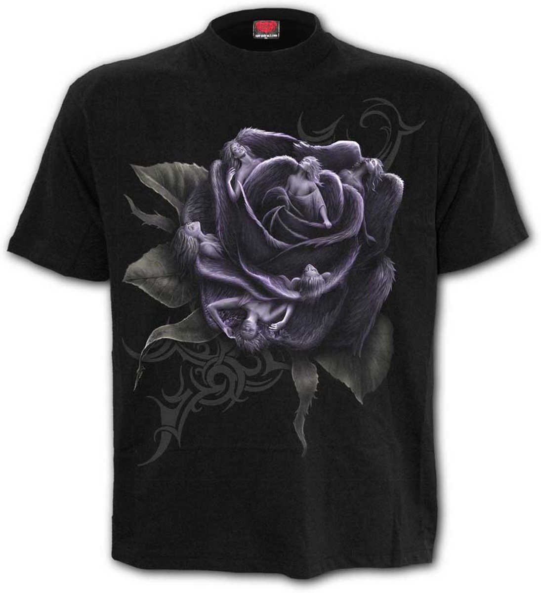 ROSE ANGELS - Front Print T-shirt zwart - L