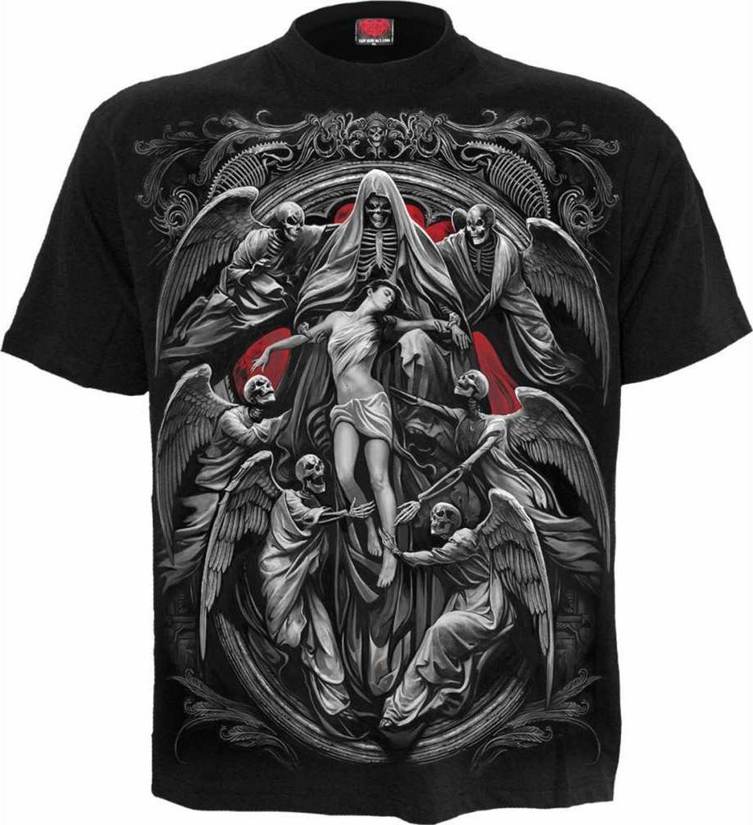 Spiral Direct Heren Tshirt -L- REAPERS DOOR Zwart