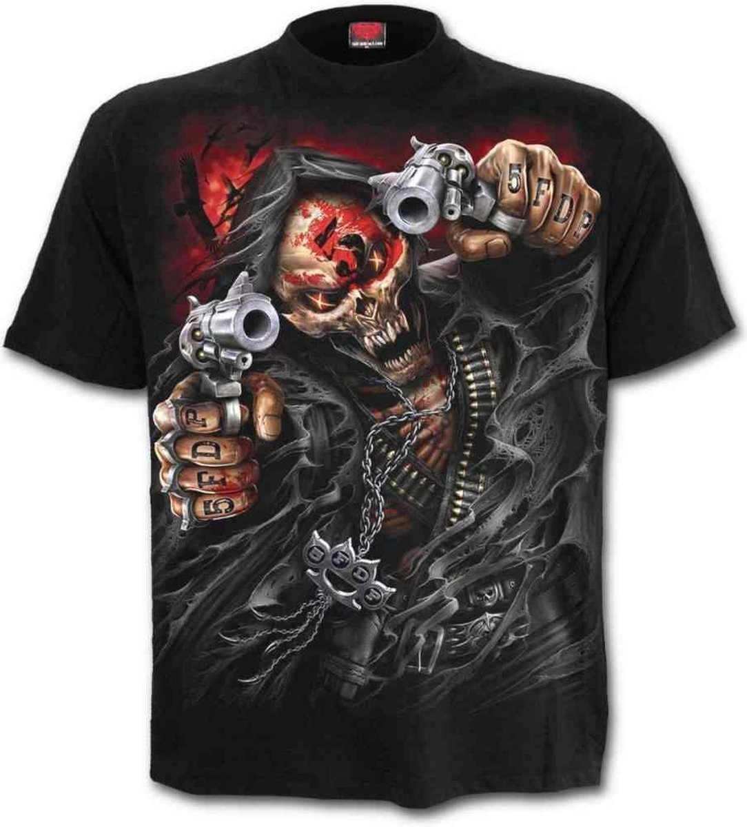 Spiral Direct Heren Tshirt -S- 5FDP - ASSASSIN Zwart