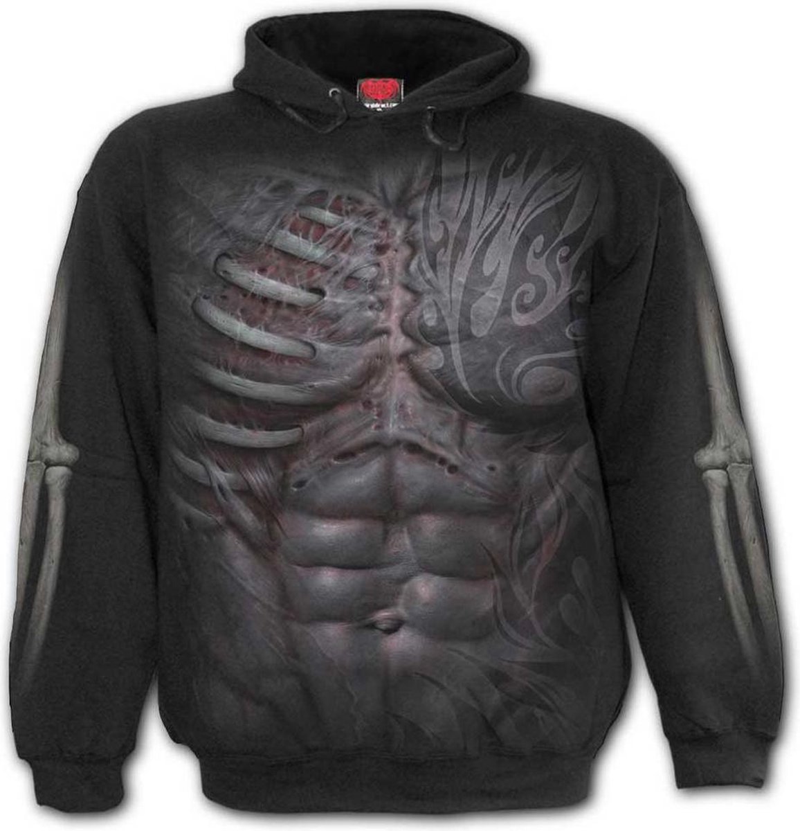 Spiral Direct Hoodie/trui -S- RIPPED Zwart