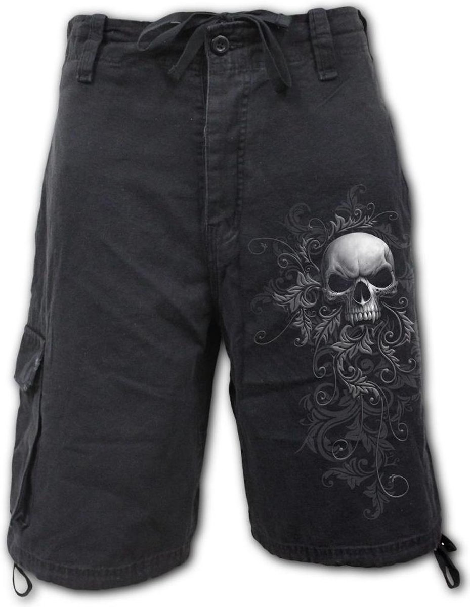 Spiral Direct Korte broek -XL- SKULL SCROLL Zwart