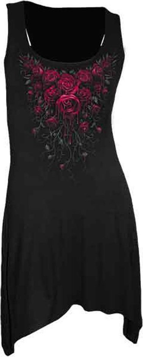 Spiral Direct Lange top -M- BLOOD ROSE Zwart