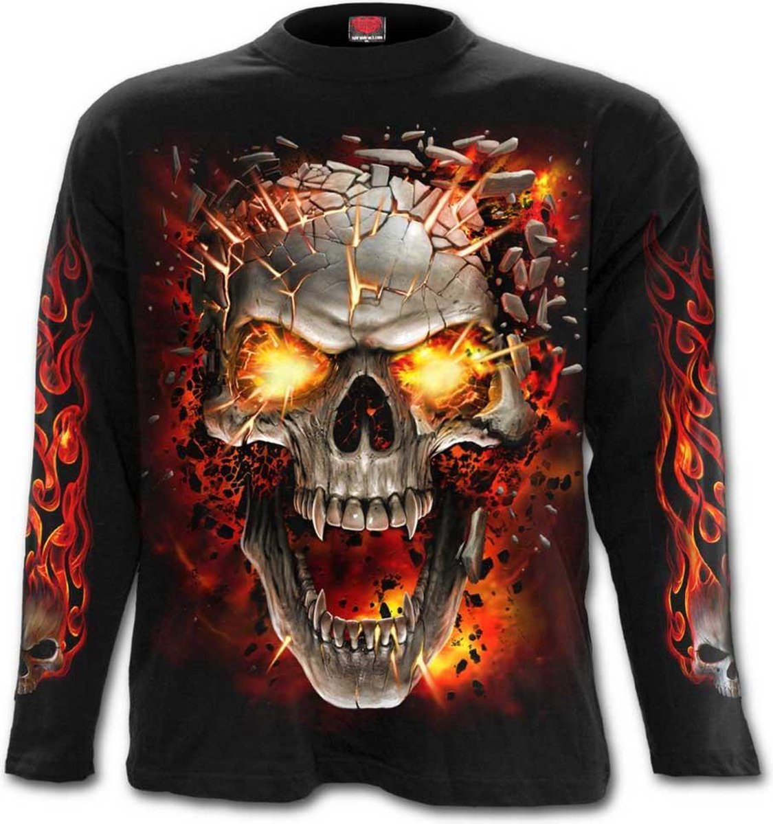 Spiral Direct Longsleeve shirt -XXL- SKULL BLAST Zwart