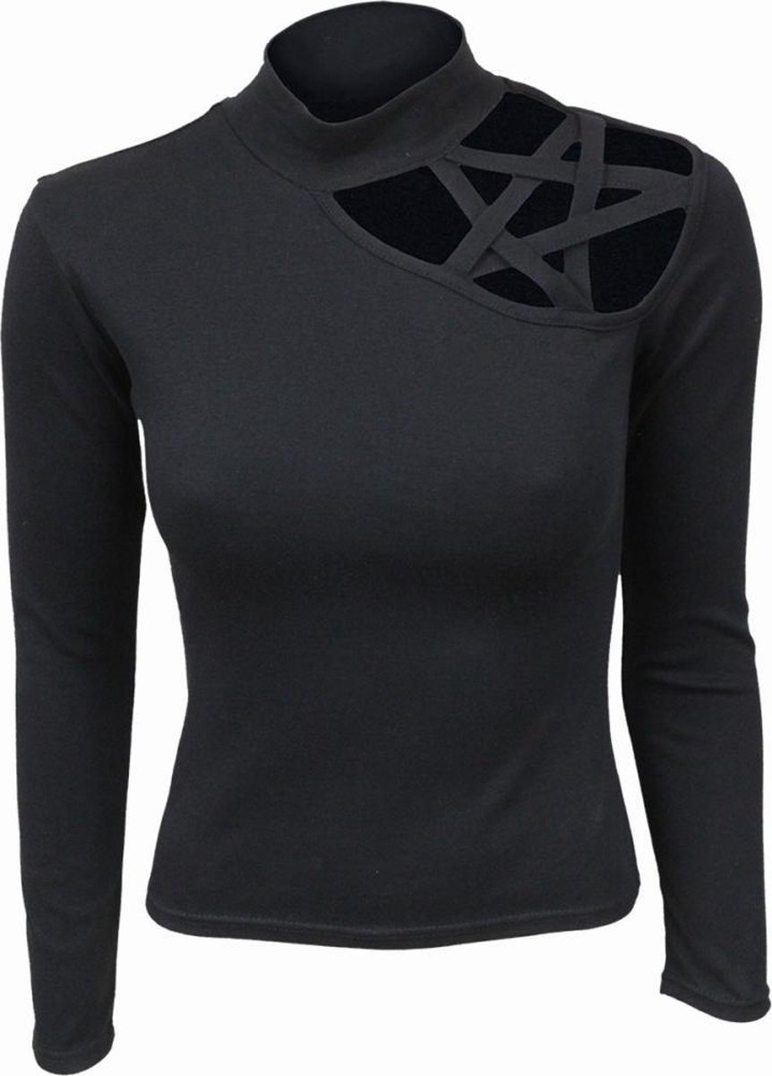 Spiral Direct Longsleeve top -S- GOTHIC ELEGANCE Zwart