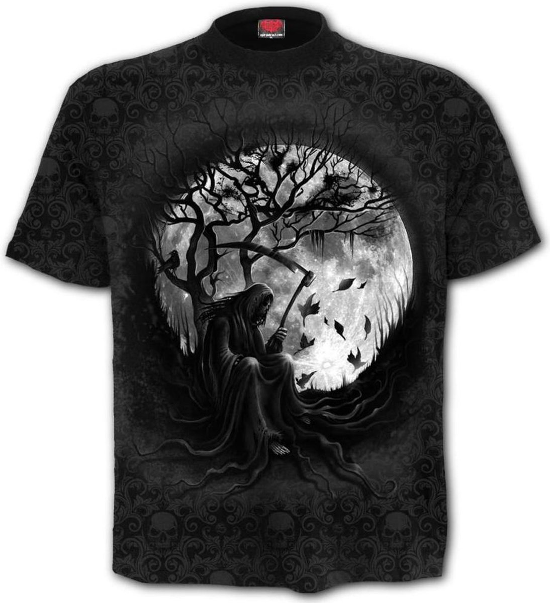 Spiral Direct Unisex Tshirt -L- KILLING MOON Zwart