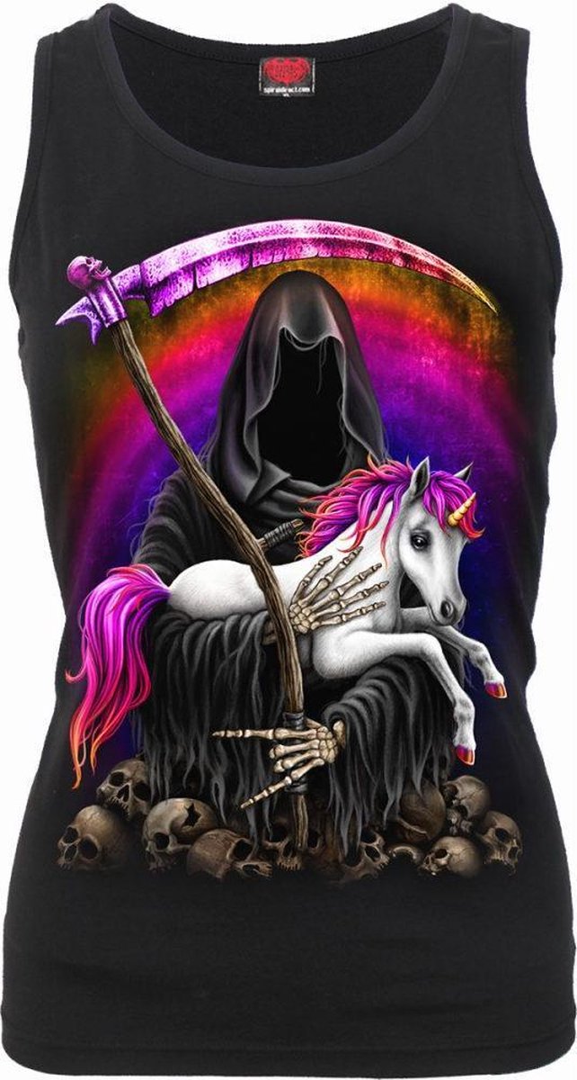 Spiral Direct Mouwloze top -XL- METALLICORN 2 Zwart