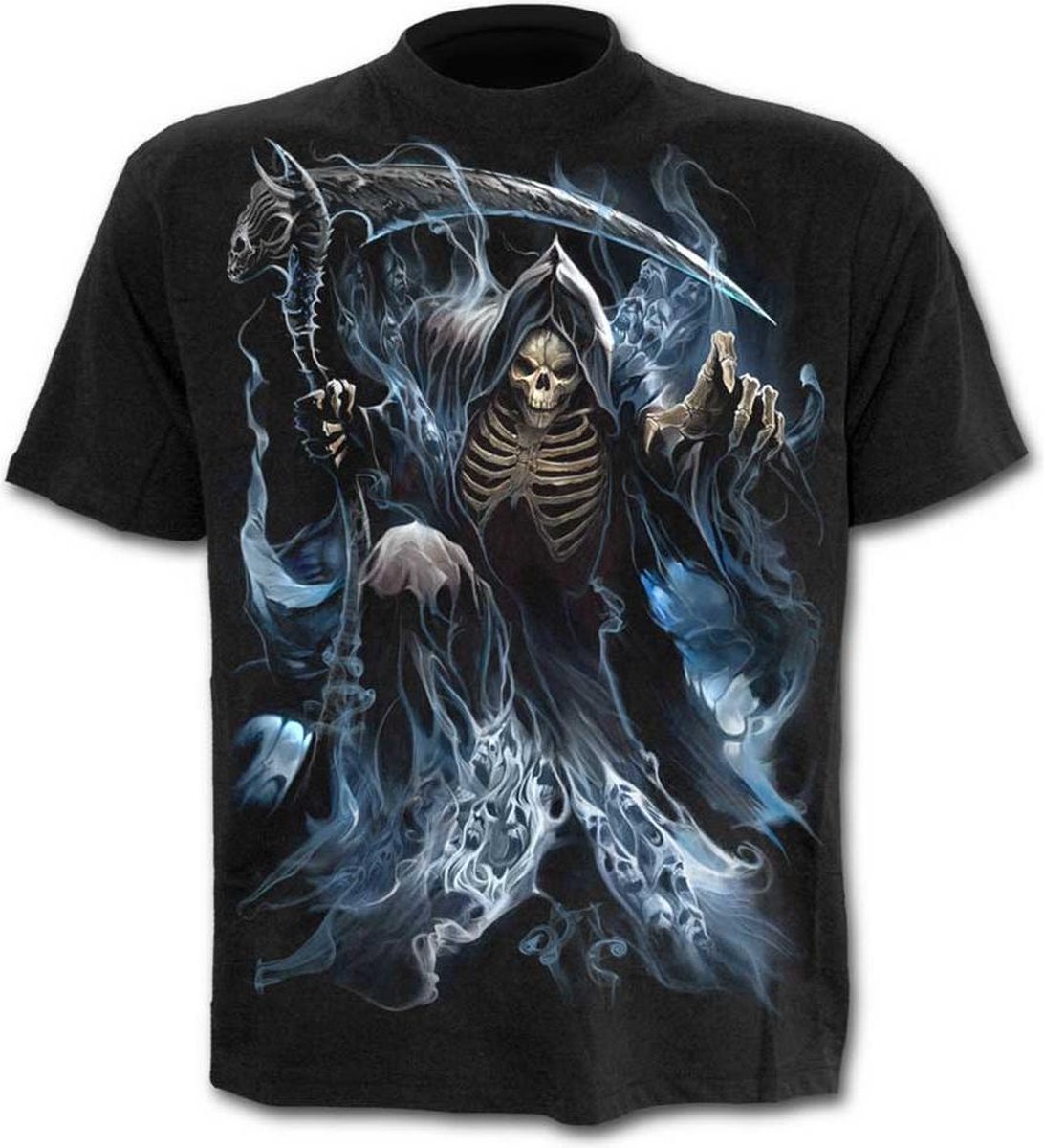 Spiral Heren Tshirt -M- GHOST REAPER Zwart