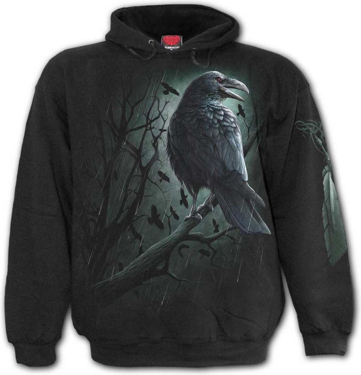 Spiral Hoodie/trui -2XL- SHADOW RAVEN Zwart