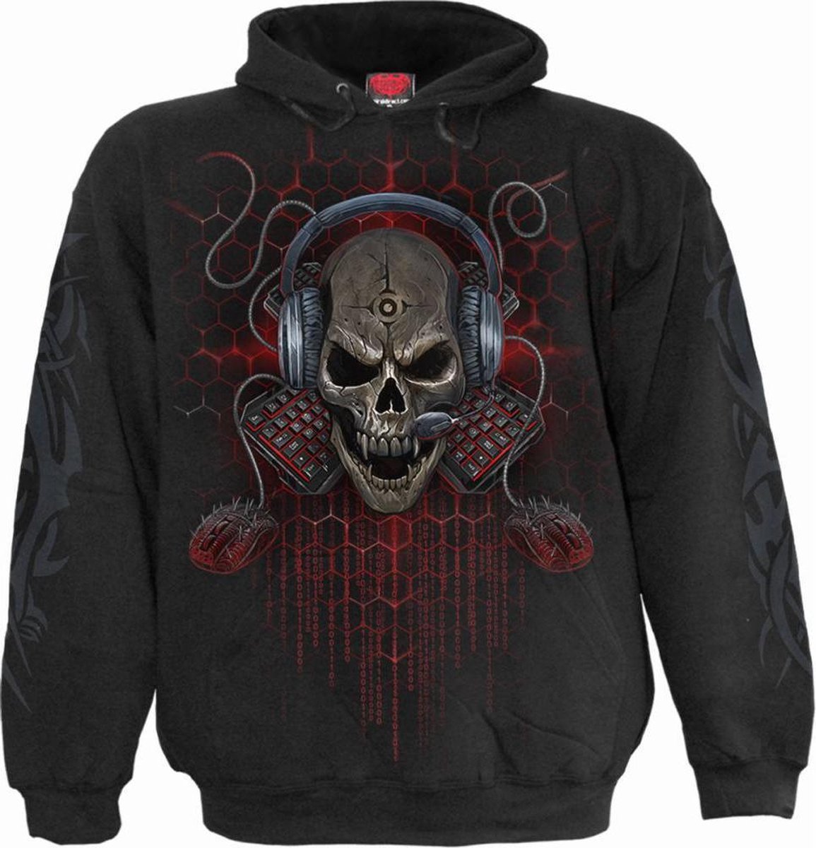 Spiral Hoodie/trui -L- PC GAMER Zwart