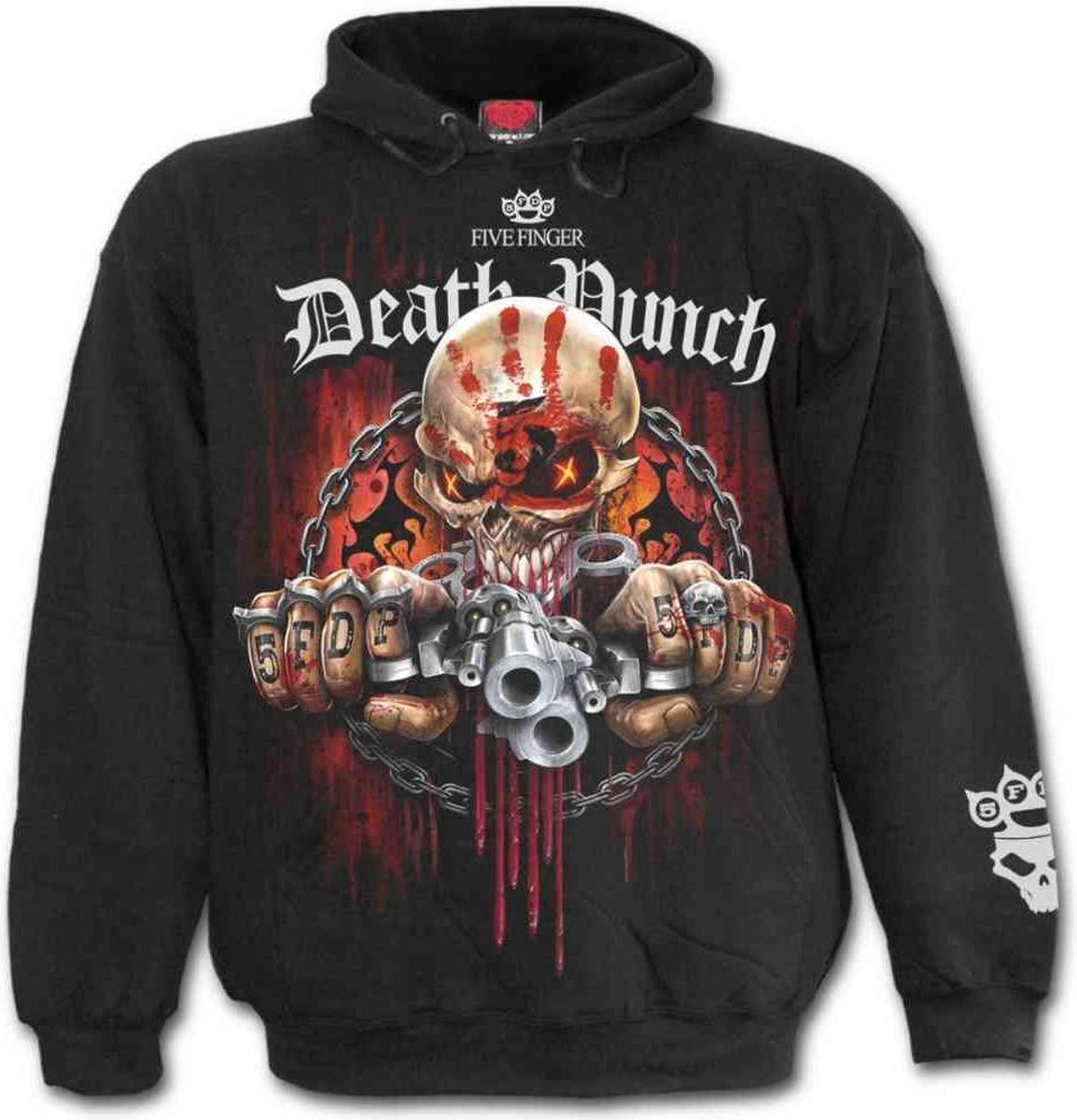 Spiral Hoodie/trui -S- 5FDP - ASSASSIN Zwart