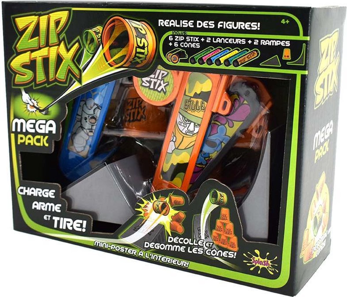 SPLASH TOYS ZIP STIX - MEGA PACK FR