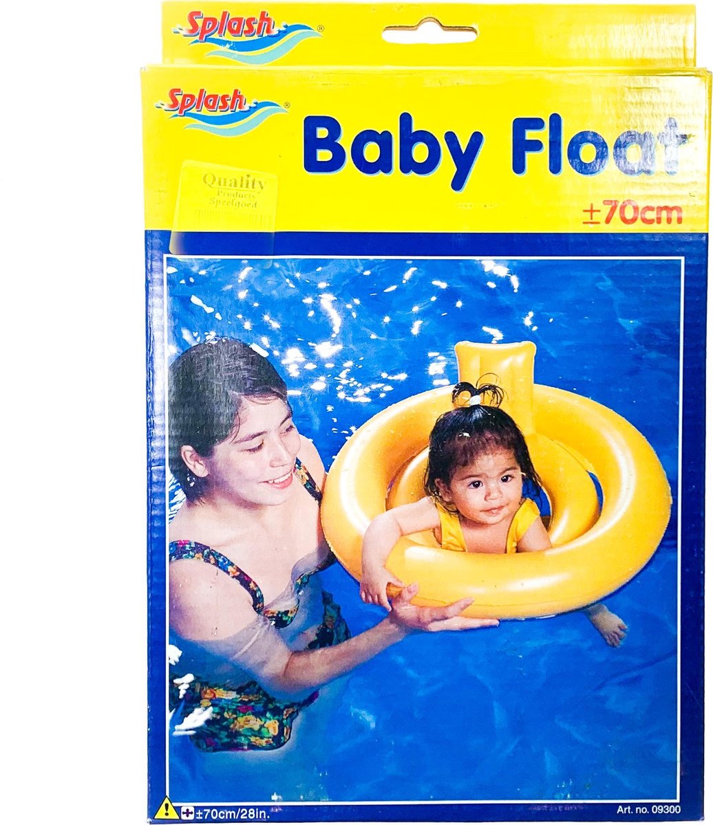 Splash - Zwemband Baby Float Geel - 70cm - tot 11 kilogram