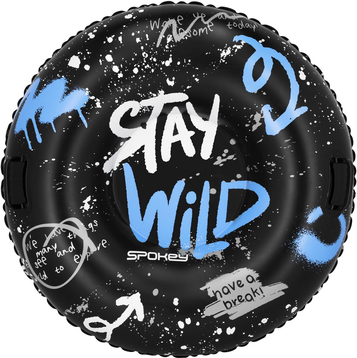   STAY WILD Opblaasbare Donut - Rood - 86 cm - 100% PVC - Maximaal gebruikersgewicht 90 kg - Inclusief reparatieset - Voldoet aan EN71-1 en EN71-3 normen