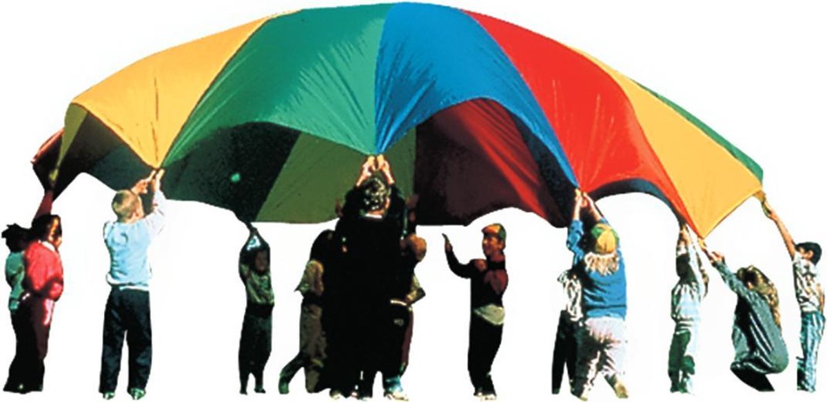 Dansdoek Parachute 7,3 meter voor 20 personen