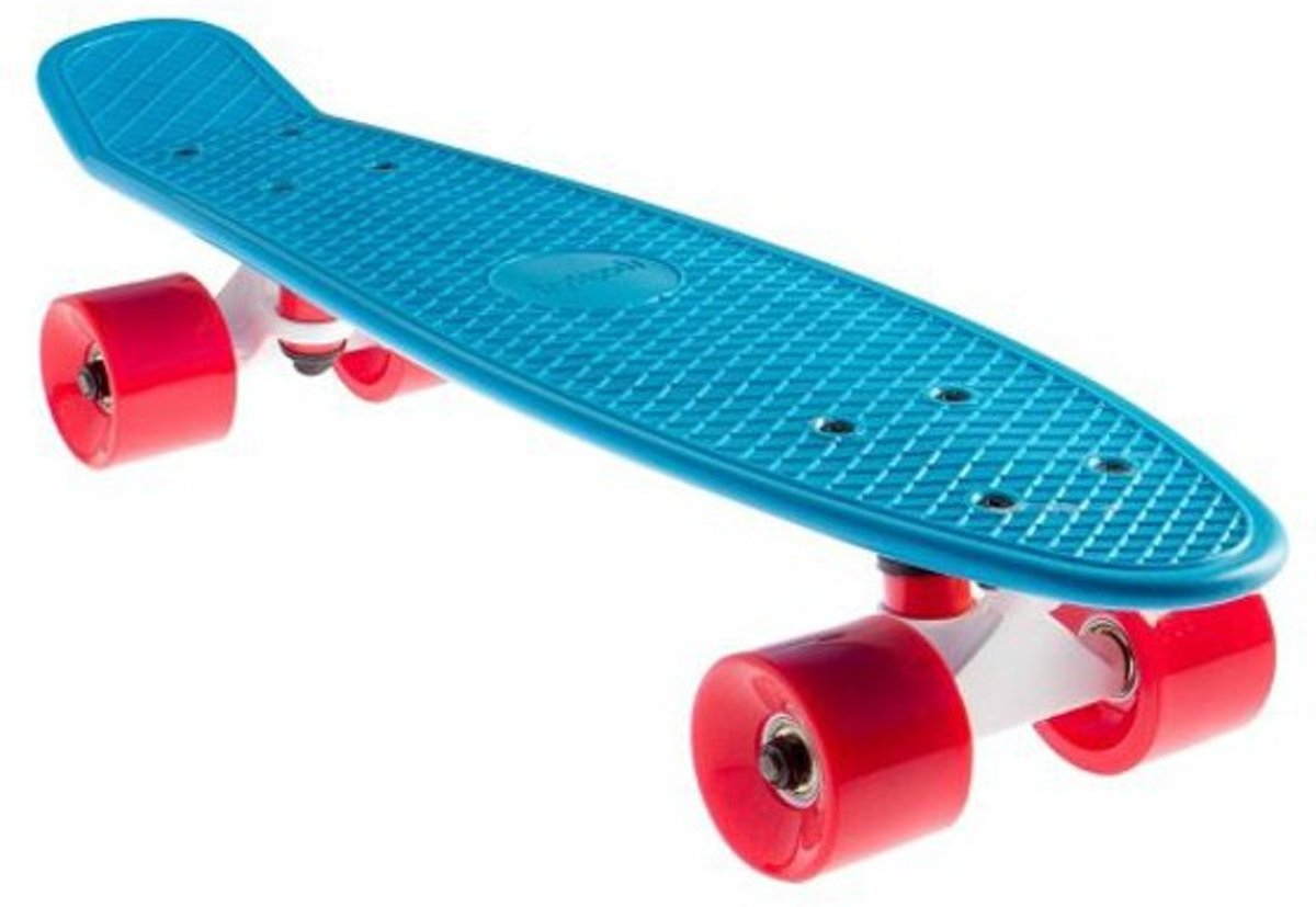 SportPlus EZY! Mini-Cruiser - skateboard 55cm - Blauw