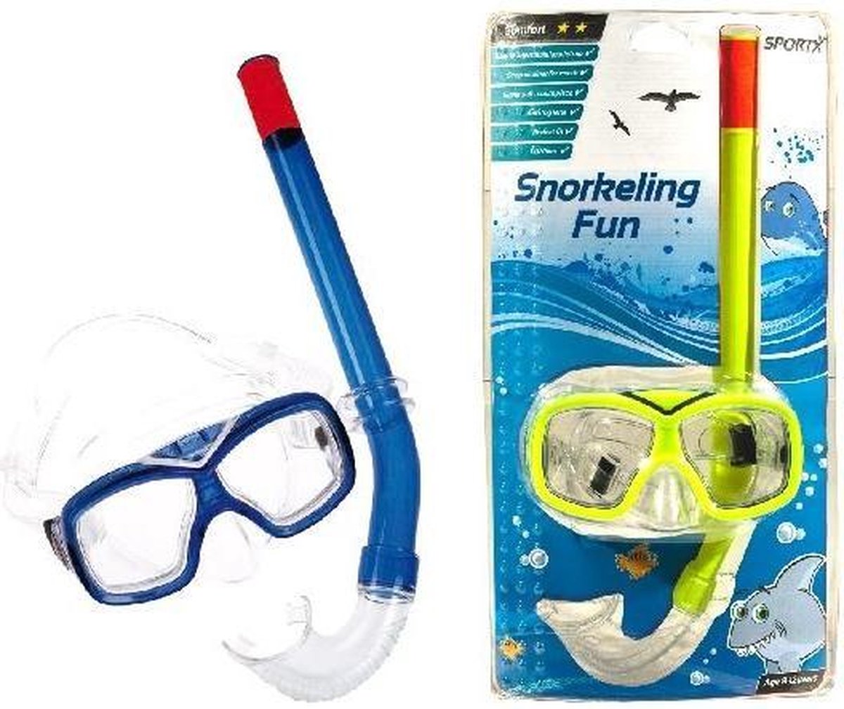 SportX Junior Snorkelset Comfort 8-12 jaar Assorti