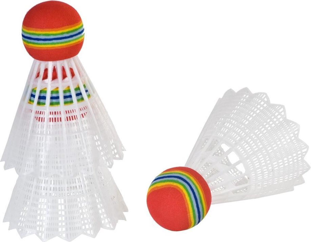 SportX Mini Badminton Shuttles in Koker 3 Stuks