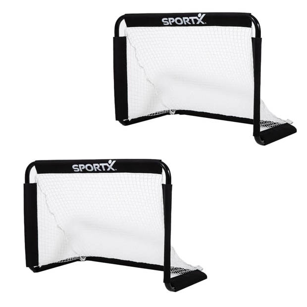 SportX Voetbaldoelen 2 st 78x56x45 cm