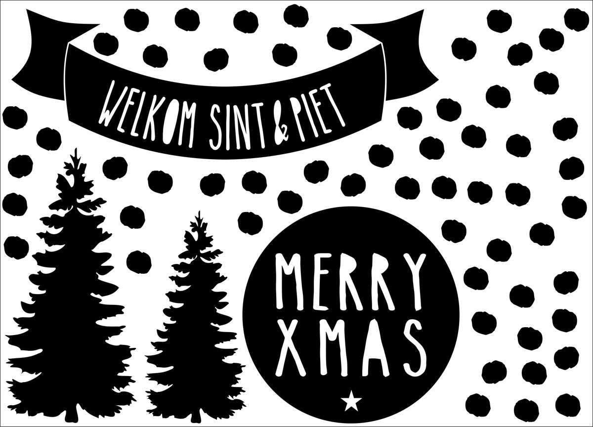 statische stickers kerst en sint (aanvulling)