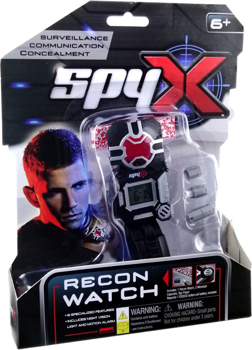 Spionnenhorloge Spy2X Rec