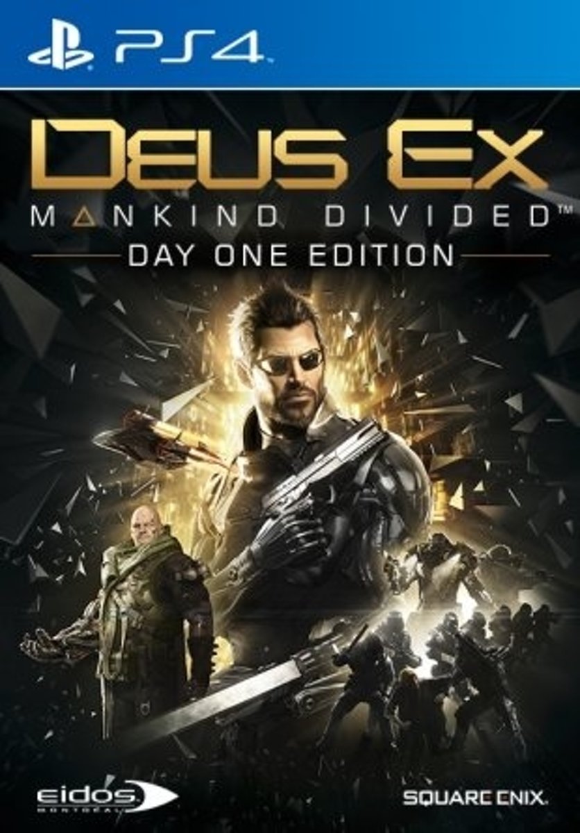 Square Enix Deus Ex: Mankind Divided Steelbook Edition, PS4 video-game Day One PlayStation 4