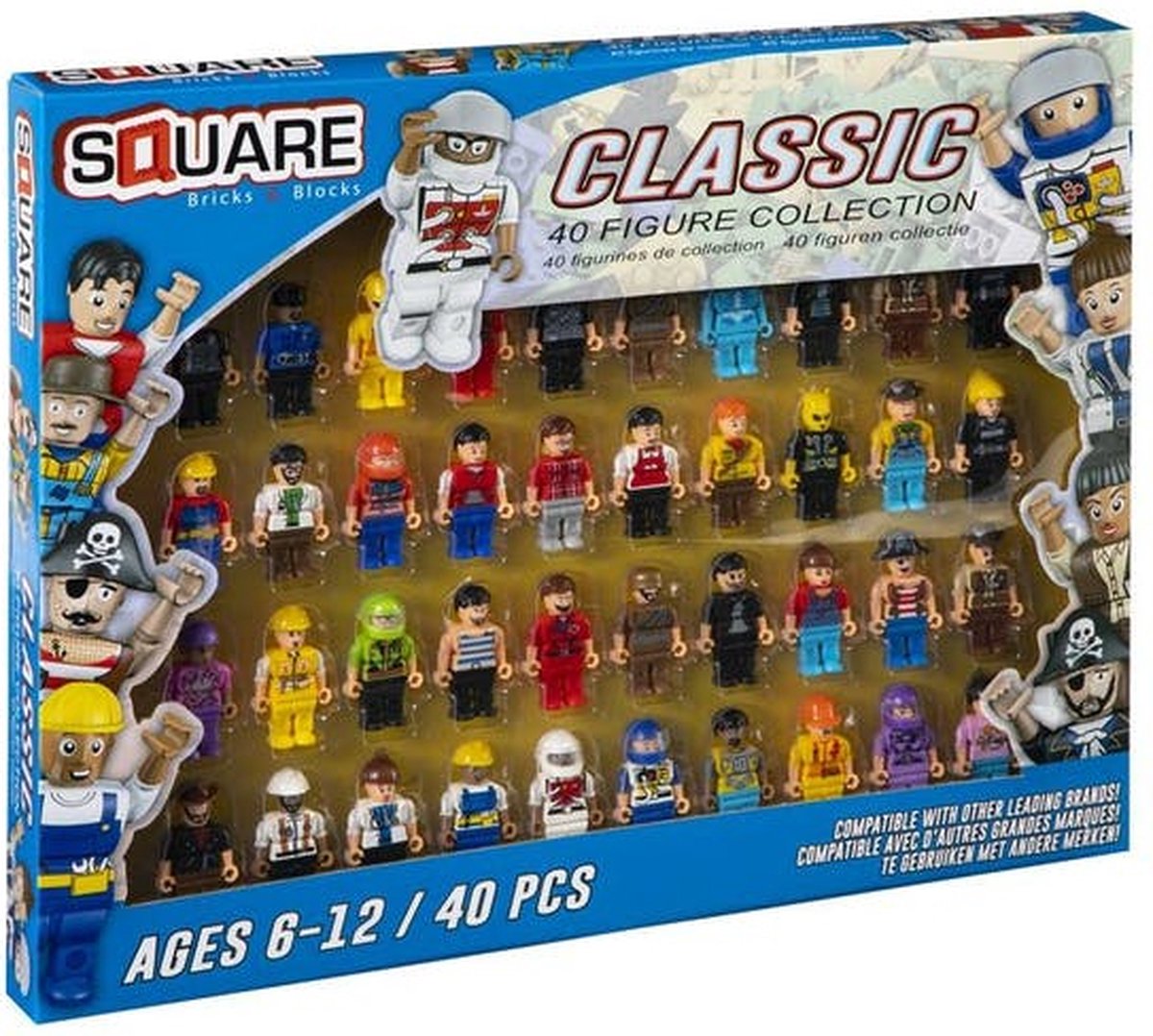 Square Multipack Figures 40 Pcs