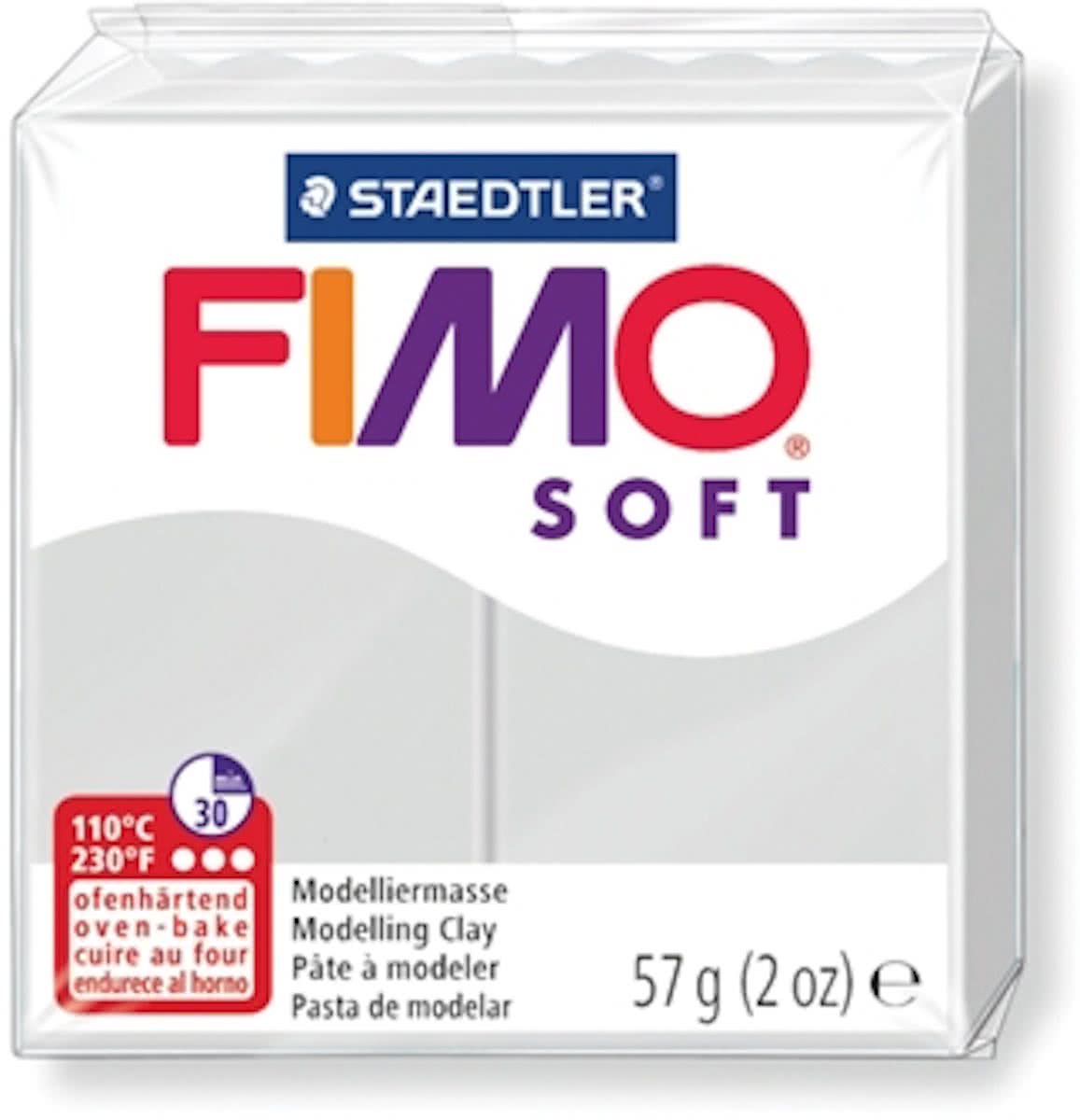 Fimo soft boetseerklei 57 g dolfijngrijs