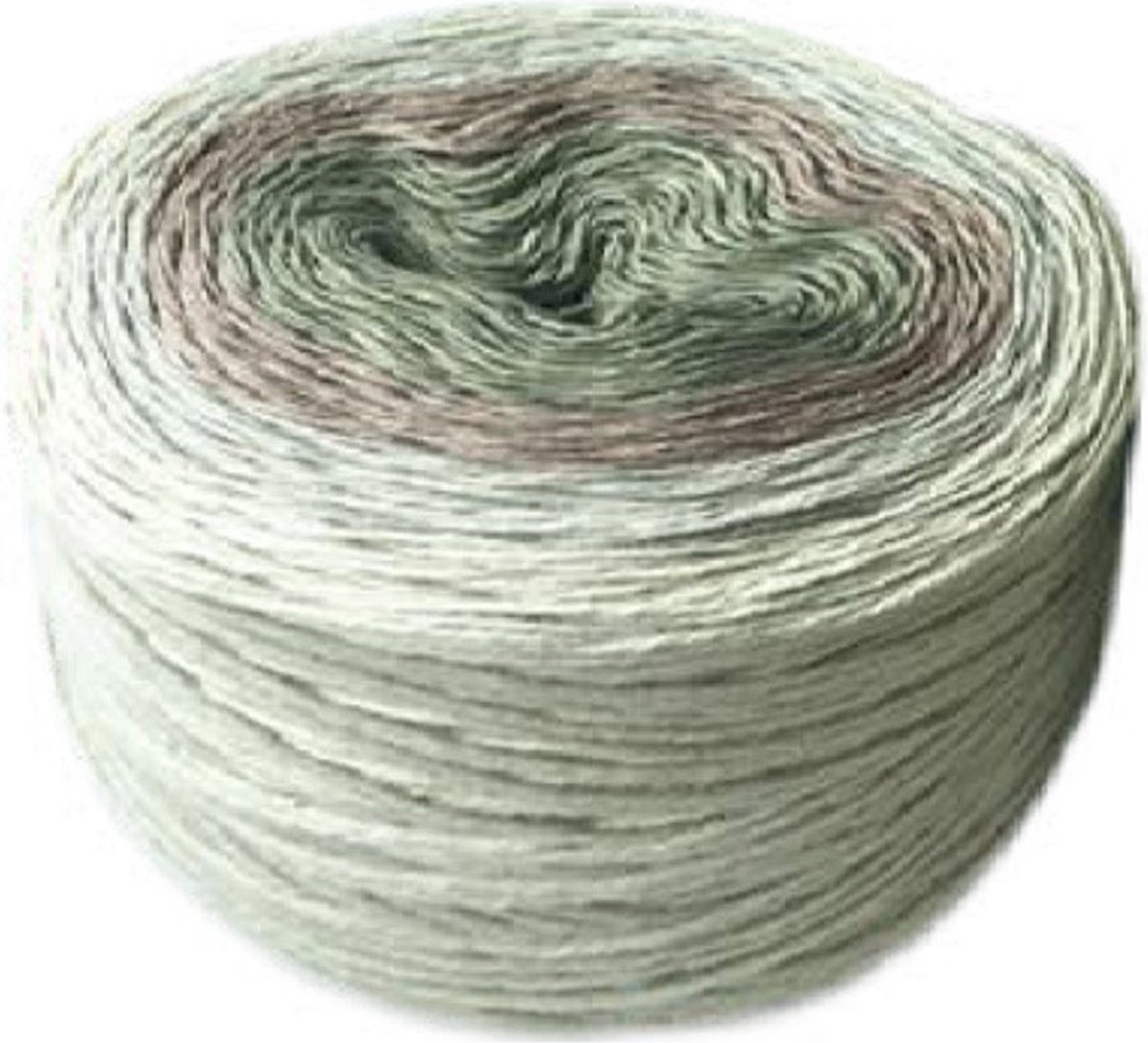 Stafil Magic Dream Yarn-creme-bruin-groen-zand-850mtr-haken-wol-breien-handwerk