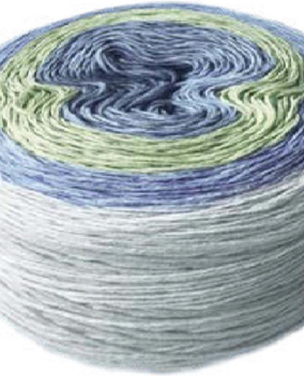 Stafil Magic Dream Yarn-groen-licht blauw-medium blauw-lila-850mtr-haken-wol-breien-handwerk