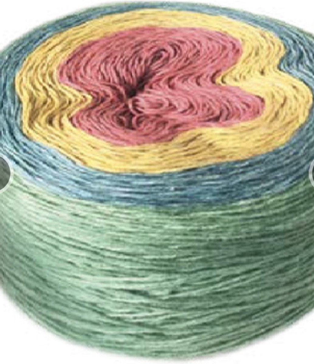 Stafil Magic Dream Yarn-rood-groen-geel-turquoise-850mtr-haken-wol-breien-handwerk