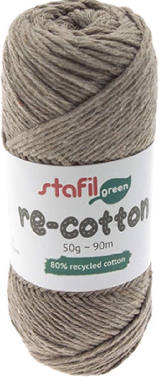 Stafil-Re-Cotton-Katoengaren-Haken-Breien-Handwerk-Coffee