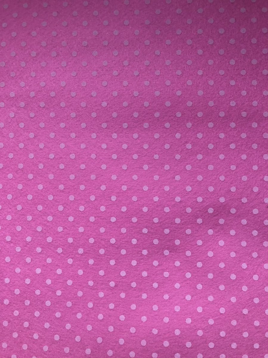 Synthetisch   3 STUKS 1 mm. 30x40cm - Knutselen - Creatieve hobby - Knippen en plakken - Kaarten maken - DIY- Pastel Roze/Stippen