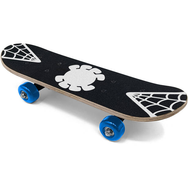 Stamp skateboard Spidey 43 x 12,5 cm zwart/geel