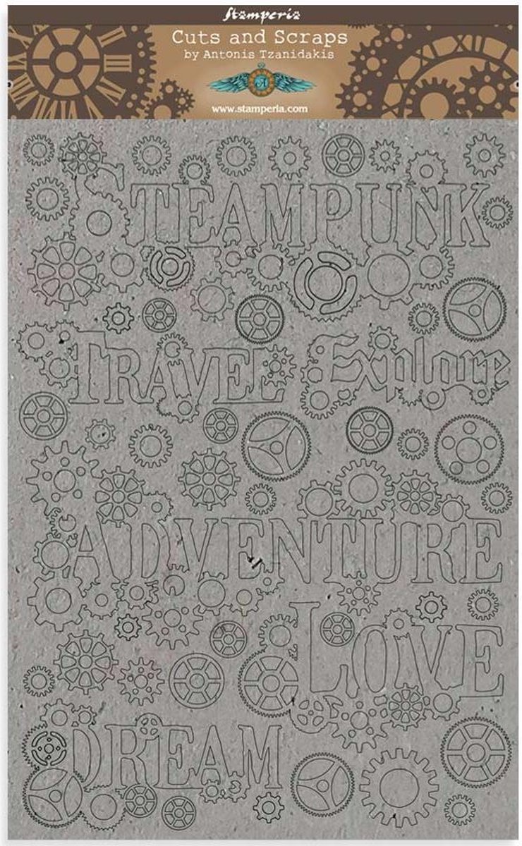 Stamperia Greyboard A4 Sir Vagabond Sentiments (KLSPDA416)