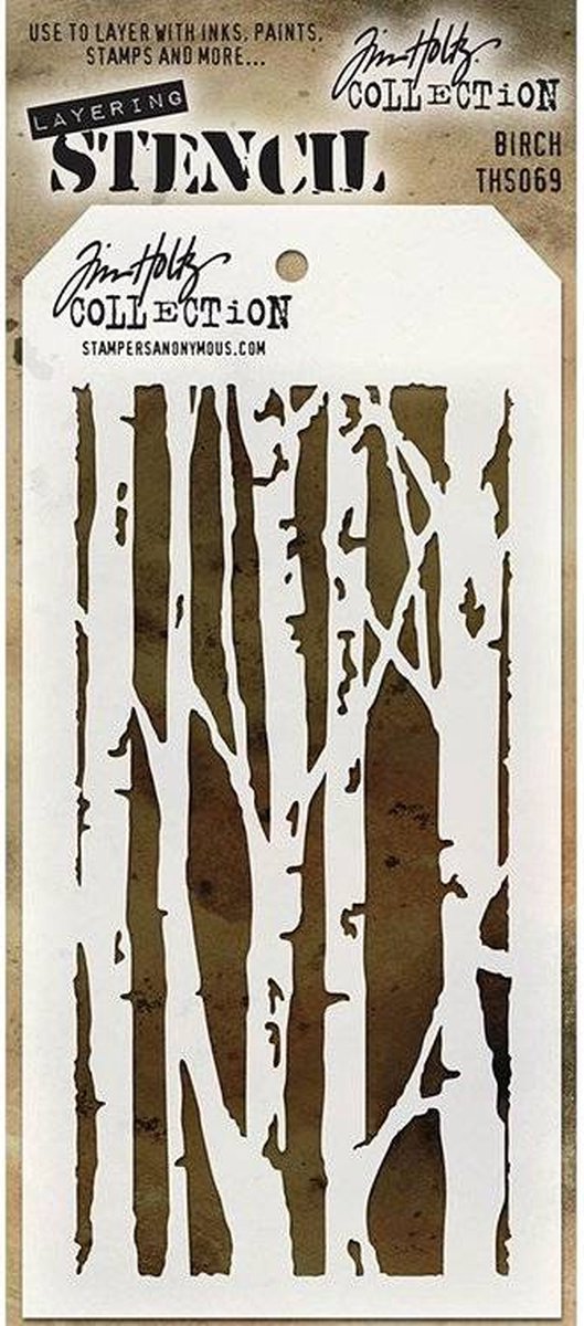 Tim Holtz Birch Layering Stencil (THS069)