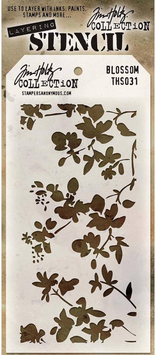 Tim Holtz Blossom Layering Stencil (THS031)