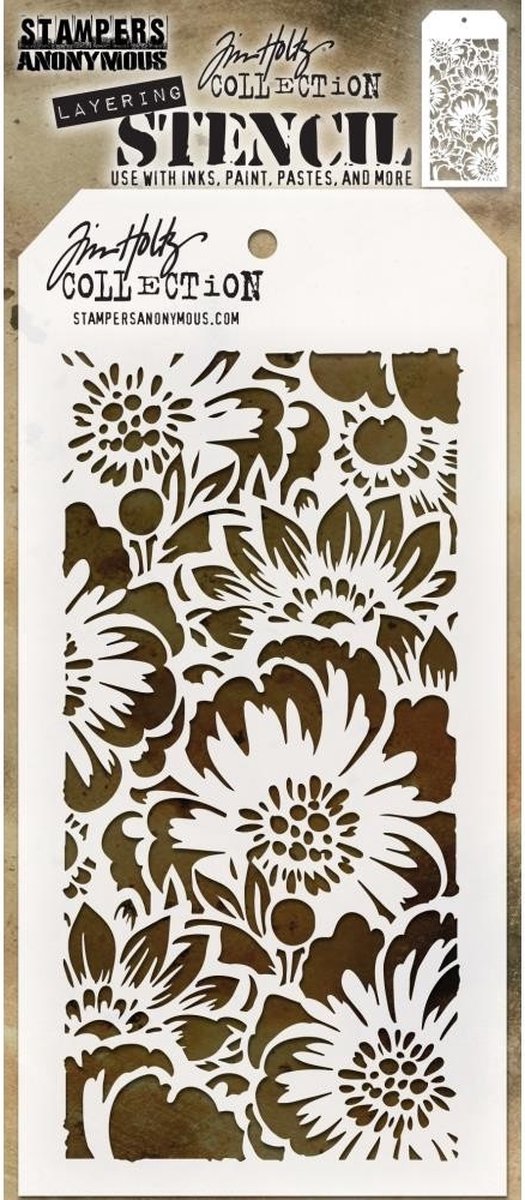 Tim Holtz Bouquet Layered Layering Stencil (THS143)